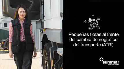mujer fuera de camion 