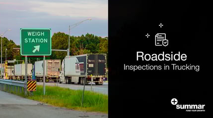 Trucks on the road